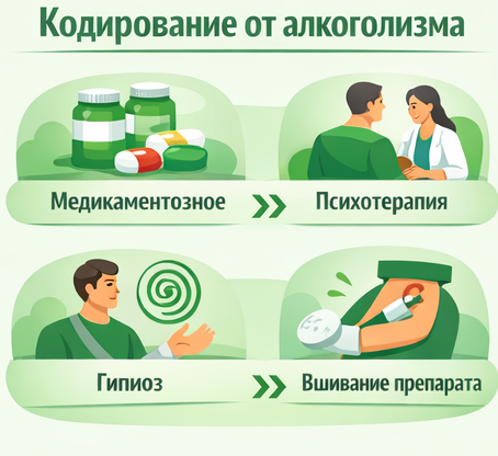 кодирование от алкоголизма в Губкинском Санати